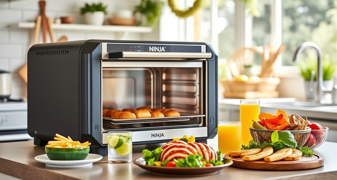 Summer Grilled Veggie Skewers with Ninja Foodi XL Pro Air Oven