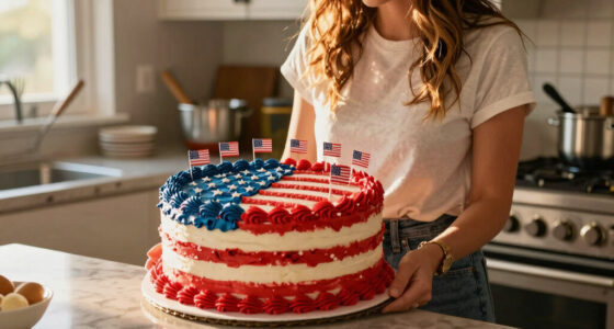 Martha Stewart Serves Huge American Flag Cake with 250 Pieces for Founding Father-Themed Party