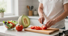 Melon Tomato Salad