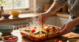 Summer Vegetable Baked Spaghetti