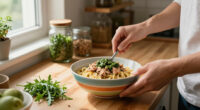 Pasta Di Avena Con Tonno E Pesto Di Rucola
