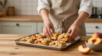 Peach Crumb Bars
