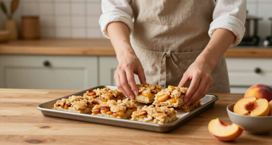 Peach Crumb Bars