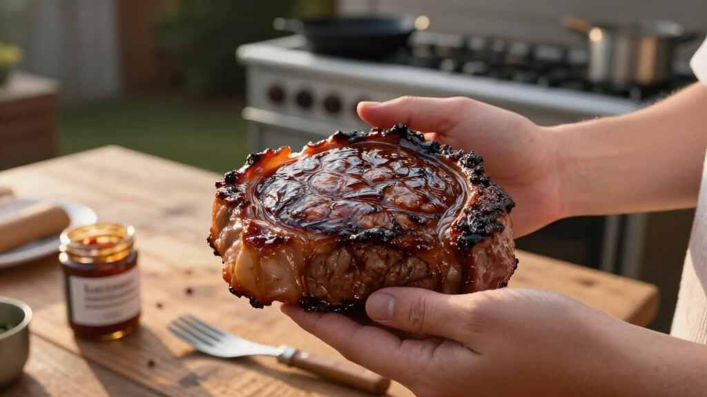 The Cheap 1-Ingredient Glaze That Completely Transforms Steak