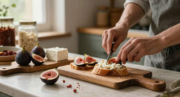 Fichi Con Caprino E ’Nduja, Antipasto Facile E Veloce