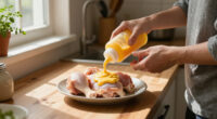 I Never Bread Chicken With Flour Or Egg Anymore — I Use This Condiment To Get It Perfectly Moist