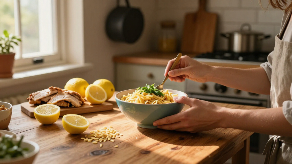 Lemon Chicken Orzo