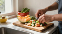 Panzanella With Shrimp, Melon, Avocado, And Feta Gains Popularity