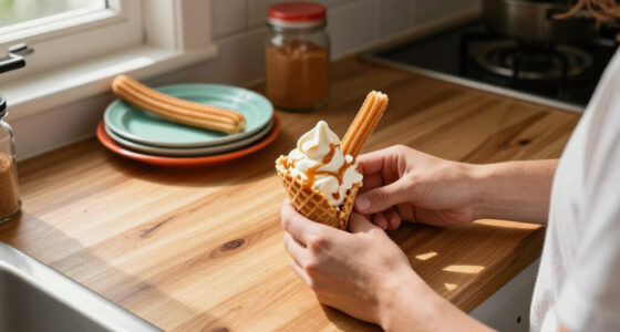 Taco Bell Churro Ice Cream Taco