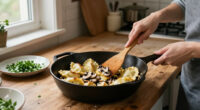 Skillet Pierogi With Mushrooms