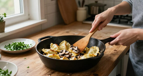 Skillet Pierogi With Mushrooms