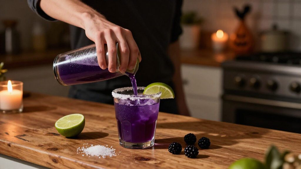 These Midnight Margaritas Are The Ultimate Halloween Cocktail